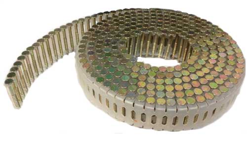 Duo-Fast 27mm Ring Electro Galv. Coil Nails